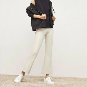 NWT MM LaFleur Shiloh 1.0 Ponte Washable Pant in Pearl Cream White Sz 14